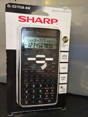 Sharp EL-531TGB-BW Scientific Calculator Black - NEW UNOPENNED PACKAGE