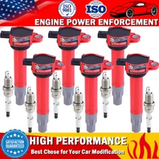 6x Ignition Coil & IRIDIUM Spark Plug Kits for Chrysler 300 2006-2010 Dodge 3.5L