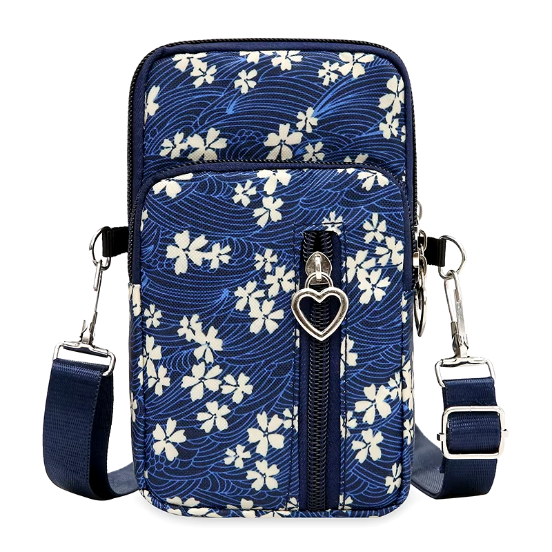 Waterproof Mobile Phone Bag Women'S Mini Oxford Crossbody Bag Daily Multi-Layer