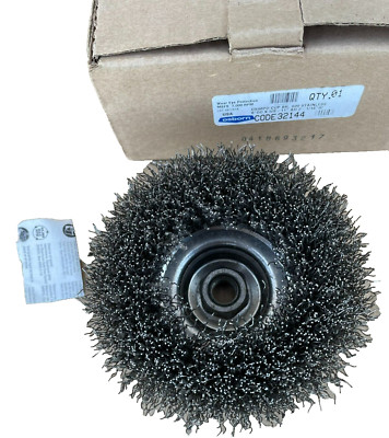 Osborn 32144 Cup Brush Crimped Stainless 6'' OD x 5/8-11 AH 2-1/16'' ID