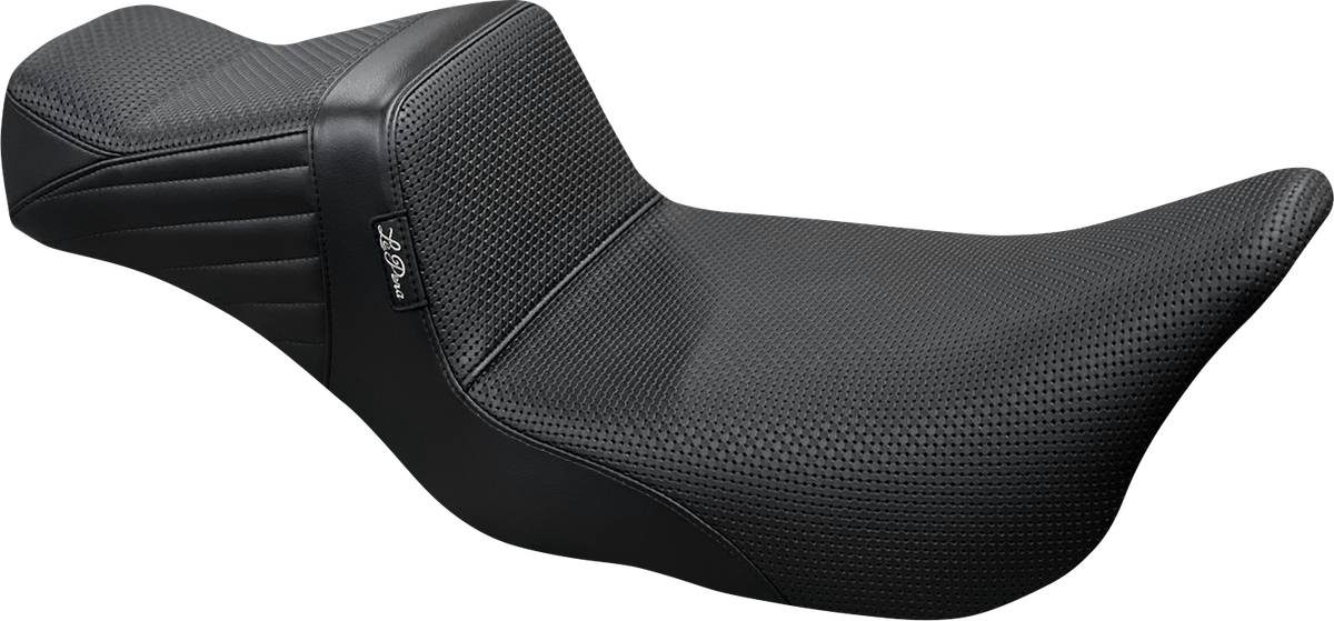 LePera Tailwhip Daddy Long Legs Seat - Basketweave - Black Harley