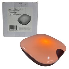 Enbrighten LED Tabletop SleepLite Wireless Battery Touch Lamp Light Rose Gold