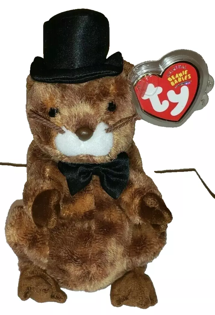 Groundhog beanie baby deals
