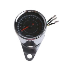 Universal for DC 12V 13000 RPM Motorcycle LCD Speedometer Meter Tachometer Gauge