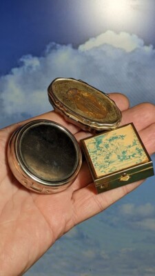 3er Set Vintage Metallboxen zum Basteln etc. Wie abgebildet