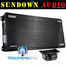 SUNDOWN AUDIO SIA-8000D MONOBLOCK 8000W RMS COMPETITION SUBWOOFERS AMPLIFIER NEW