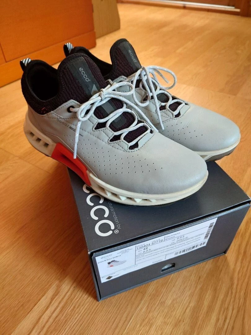 ECCO Golf Biom C4 Golf Shoes Sneakers Concrete Black EU 42 Men US 8-8.5 JP26.5cm