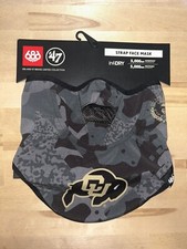 Colorado Golden Buffaloes  47 Brand Strap Face Mask NEW