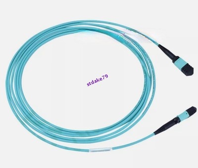 Fiber Patch Cord multimode Trunk Cable Type B 30M MPO Female 24 Cores OM3 UPC