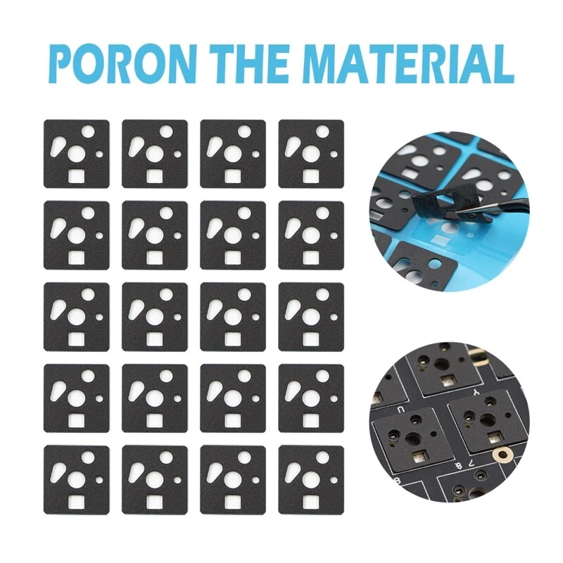 Mechanical Keyboard Pads Shaft Buffer PORON Foam Pads Hot Plug / Solder
