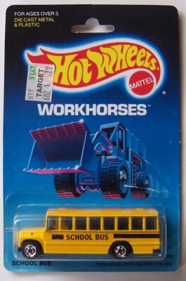 Hot Wheels Workhorses School Bus #1795 | M269
