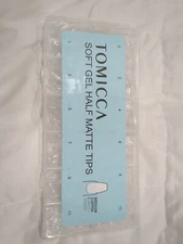 TOMICCA Medium Coffin Nail Tips 12 Sizes Soft Gel Nail Tips 504 Pcs - New