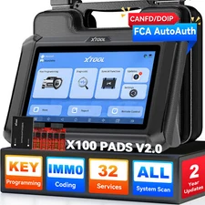 XTOOL X100 PADS V2.0 Car Key Programmer Diagnostic Tool FCA AutoAuth With EEPROM