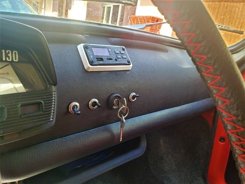 Autoradio Fiat 500 F L R 126 epoca Stereo Blutooth 5.0 SD USB ready 12v Vivavoce - Bild 2 von 6