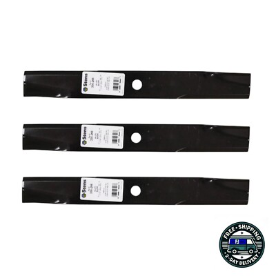Rotary 3 Mower Blades for John Deere LT166 116 120 140 AM31100 M127466 M41967 46 Deck