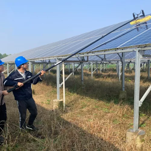 7,5m Reinigung Photovoltaik Solar PV Waschbürste rotierend Doppelt Bürstenkopf - Bild 13 von 20