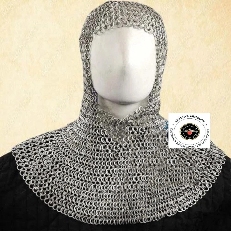 Lote de 8 mm de camisa de correio corrente rebitada plana com lavadora plana 8 mm 2 fileiras de latão - Imagem 2 de 4