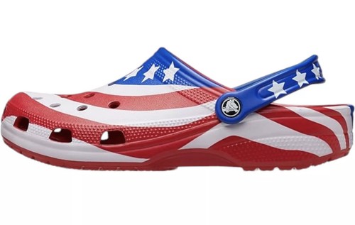 NEW Crocs Classic American Flag Clogs Men’s Size 10 Team USA Patriotic 🇺🇸 - Picture 4 of 7