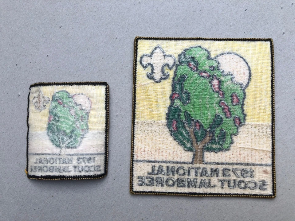 Rare Old Vintage "BSA" (2) Embroidered Patches 5 " X  4 3/8" & 3"' X 2 5//8,1973 - Image 3 of 4