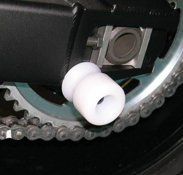 Carrete deslizante Pro-tek brazo oscilante Yamaha 2014-2018 FZ09 FZ10 FJ09 blanco nuevo 6 mm Foto 4 de 4