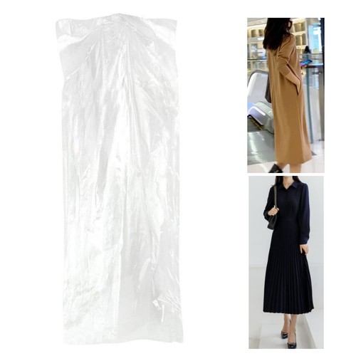 Pack Of 100 Garment Bag Transparent Suit Bagclothing Dust Cover Gown And Dress D