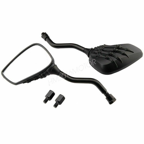 Black Skull Rearview Side Mirrors For Suzuki M109R M50 M90 M95 C109R C50 C90 US - Picture 4 of 6