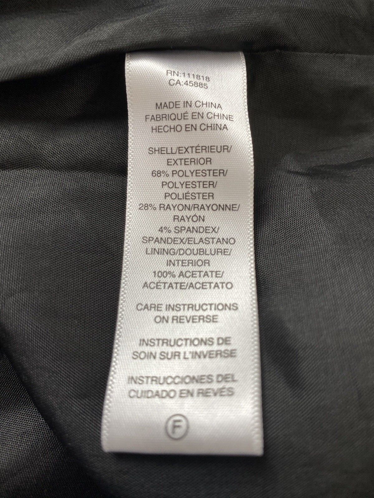 Michael Kors Women's Sleeveless Black Dress Size 6 Knee Length Missing Belt thumbnail 5