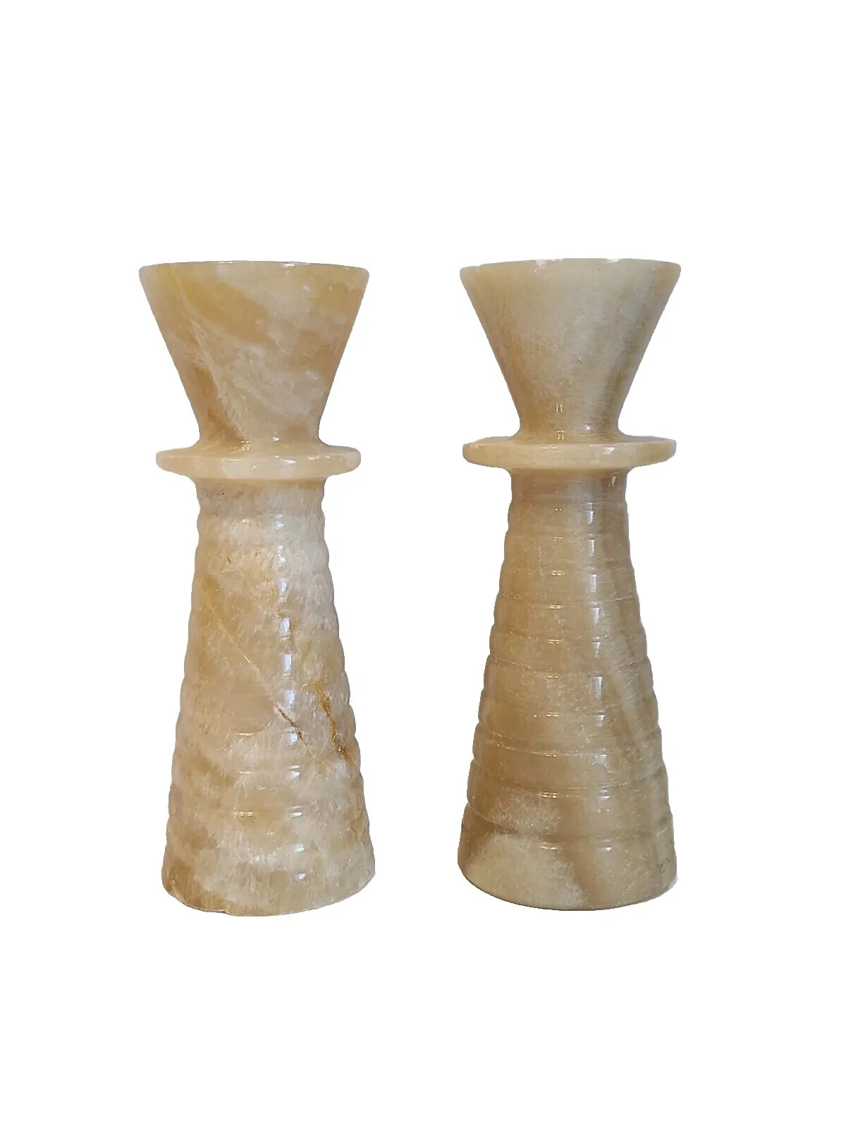 Art Deco Candelabros Vela de piedra