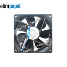 Ebmpapst 3412N/2HH Axial Fan 12V 2.9W 0.24A 90 90 25MM 3-wires Cooling Fan