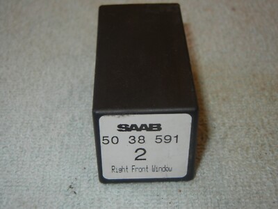 2001 SAAB 9-3 Convertible Top Relay Right Front Window Power Packer  5038591  J2