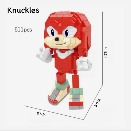 Juegos de bloques de construcción de personajes de la serie Sonic the Hedgehog, 14+ años (sin caja) - Imagen 9 de 9