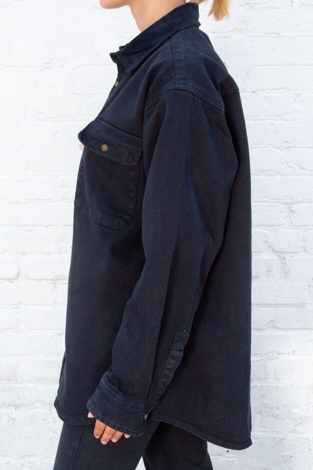 Brandy Melville Nancy Jacket, Navy Gem