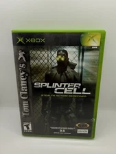 Tom Clancy's Splinter Cell (Microsoft Xbox 2002) Clean Tested Working Free Ship