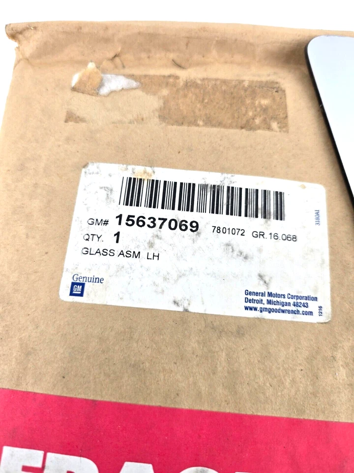 Chevrolet GMC ASTRO SAFARI 1989-1999 conductor vidrio asm espejo retrovisor LH 15637069 Foto 2 de 2