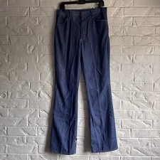 Vintage Wrangler 938 Bootcut Flare Jeans 32x34 Dark Wash Made in USA 70s 80s