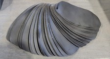 60 Pieces 4 x 8 Top Grain Leather Scraps Pieces 2-5 oz Pre Cut DARK BROWN lot