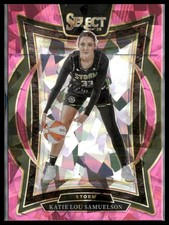 2025 Panini Select WNBA #53 Katie Lou Samuelson Pink Ice Prizms