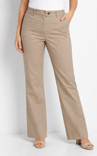 Dressbarn Pants Women's Trousers Beige Size 16 Average NWT