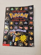 Pokemon: The Official Collector's Sticker Book Maria S Barbo Paperback Bb36