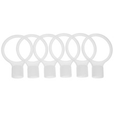 6 Pcs PVC Safety Cone Connectors for Traffic Barrier Construction Site Parking