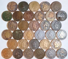 33 DIFFERENT Indian Head cents CULLS SEE PICTURES FOR DETAILS FREE SHIPPING #15R
