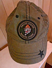 New - US Marine Corps Khaki Cap - Adjustable - Marine Applique