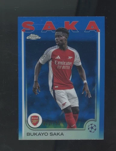 2024 Topps Chrome Bukayo Saka Refractor /10