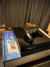 Sony PlayStation 4 PS4 Original 500GB Black Console Cables and Controller in Box
