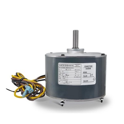 Condenser Fan Motor 1 4 HP 1100 RPM 208 230V TEAO Sleeve Bearing AC Unit