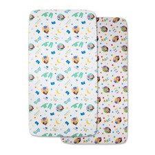 2 Piece Toddler Sheet Set - Includes Two Fitted Toddler Sheets