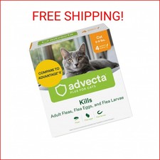 Advecta Plus Flea Prevention For Cats, Cat and Kitten Treatment  Control, Small