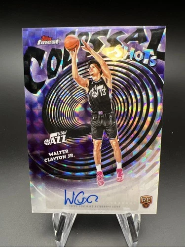 2025-26 Topps Finest - Colossal Shots Auto Walter Clayton Jr. RC!