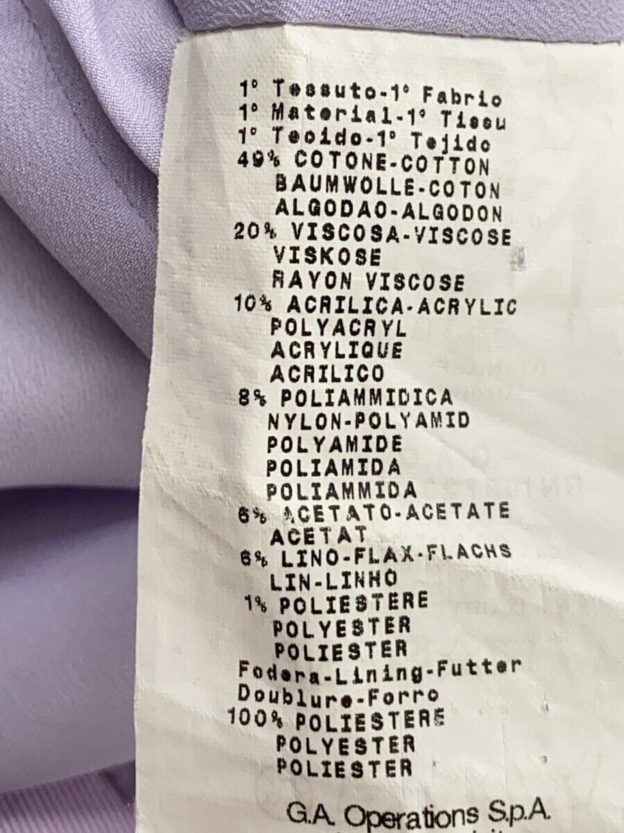 ALTRA Armani Collezioni Altro Giacca 42 Cotone Viola Tinta Unita RN103723 CA37360