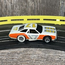 RARE HO Scale Slot Car, AFX White Orange Mercury Stocker 17 / 427 - WORKS